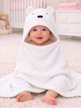 Kids Animal Themed Super Soft Hoodie Towel